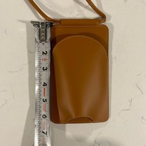 Chloe Crossbody Leather Eyewear Case / Card Wallet / Phone Pouch
